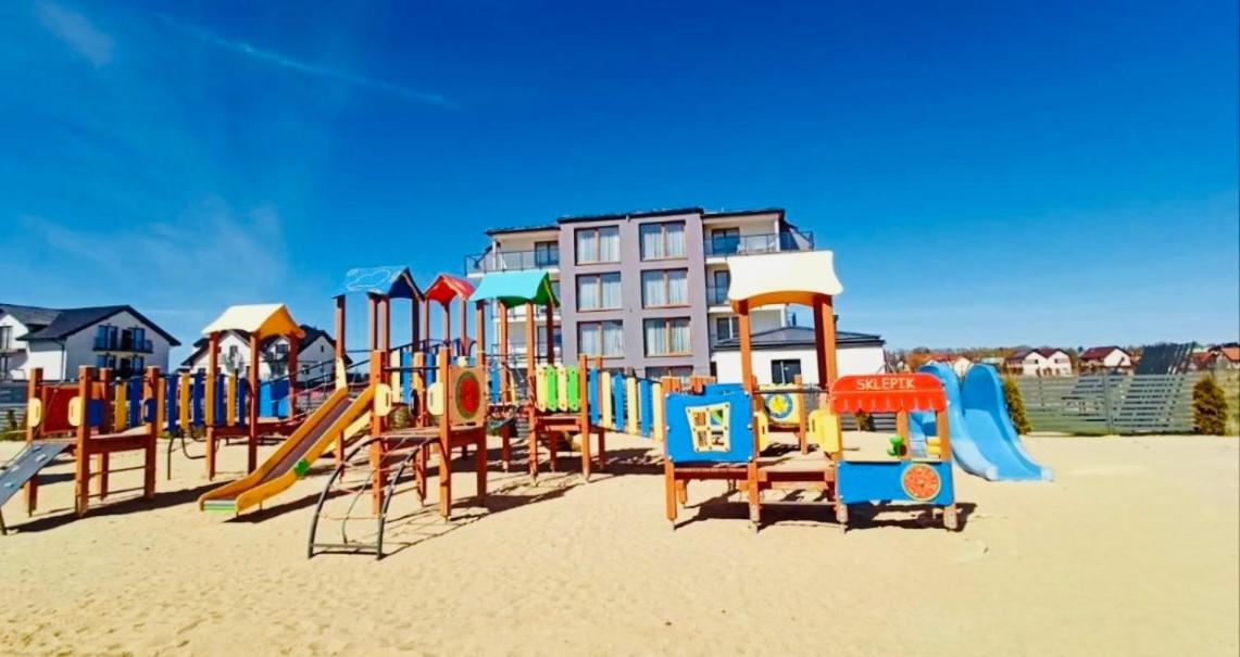 Klimatyzowany Apartament Blue , Sarbinowo Parking Basen エクステリア 写真