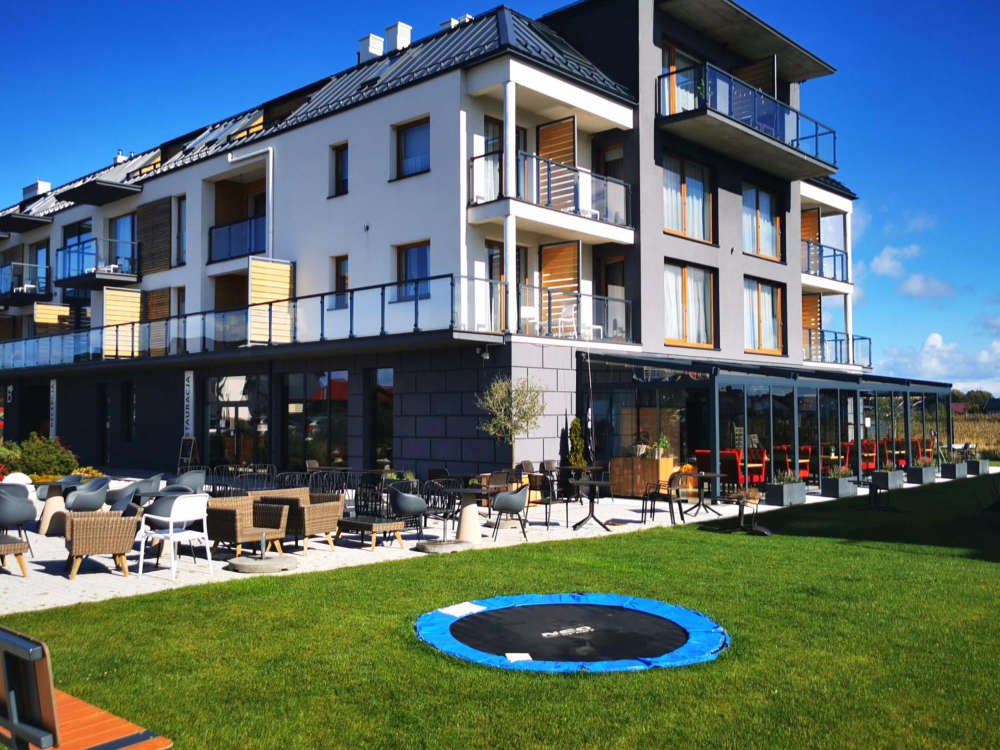 Klimatyzowany Apartament Blue , Sarbinowo Parking Basen エクステリア 写真