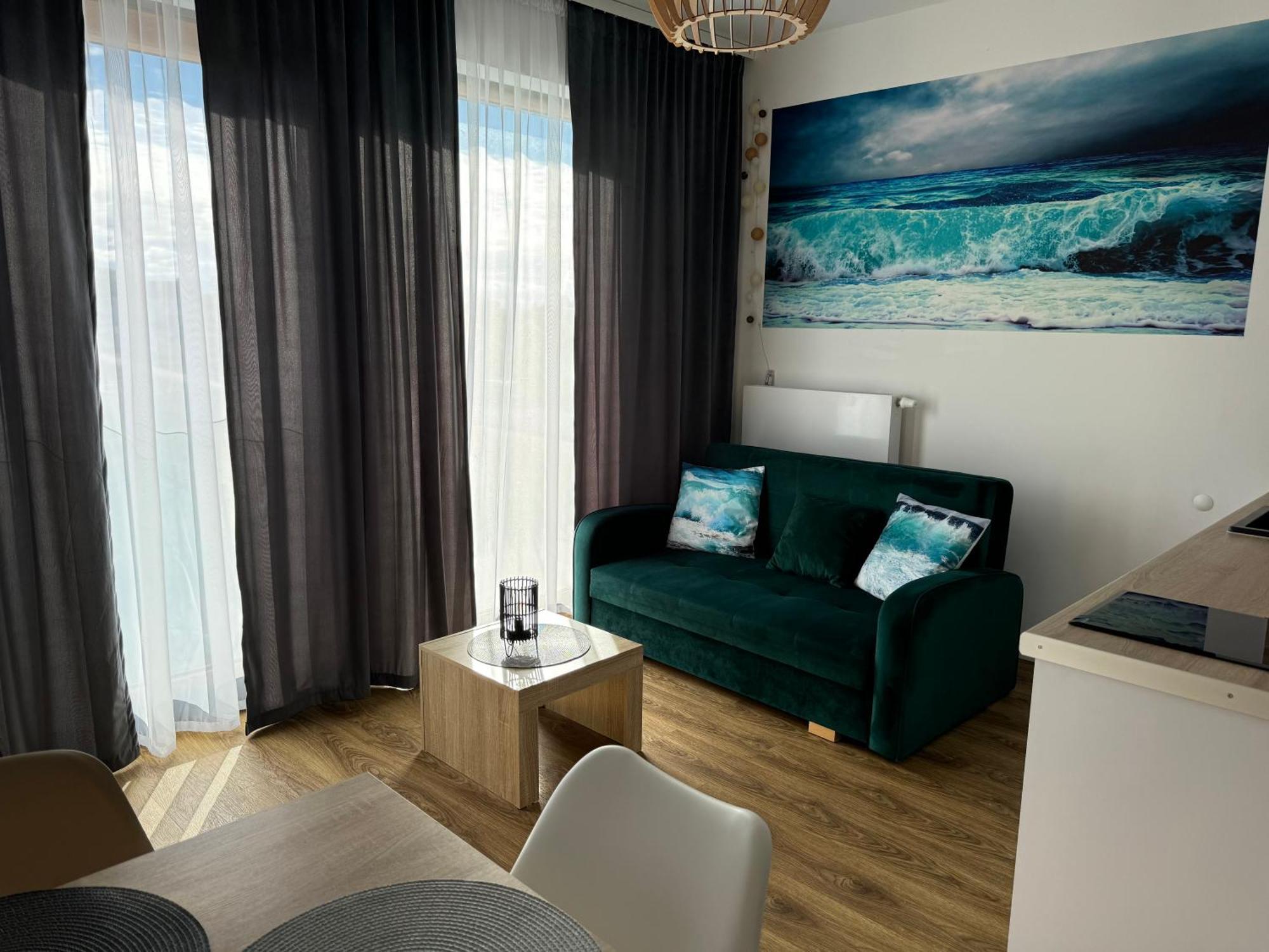 Klimatyzowany Apartament Blue , Sarbinowo Parking Basen エクステリア 写真