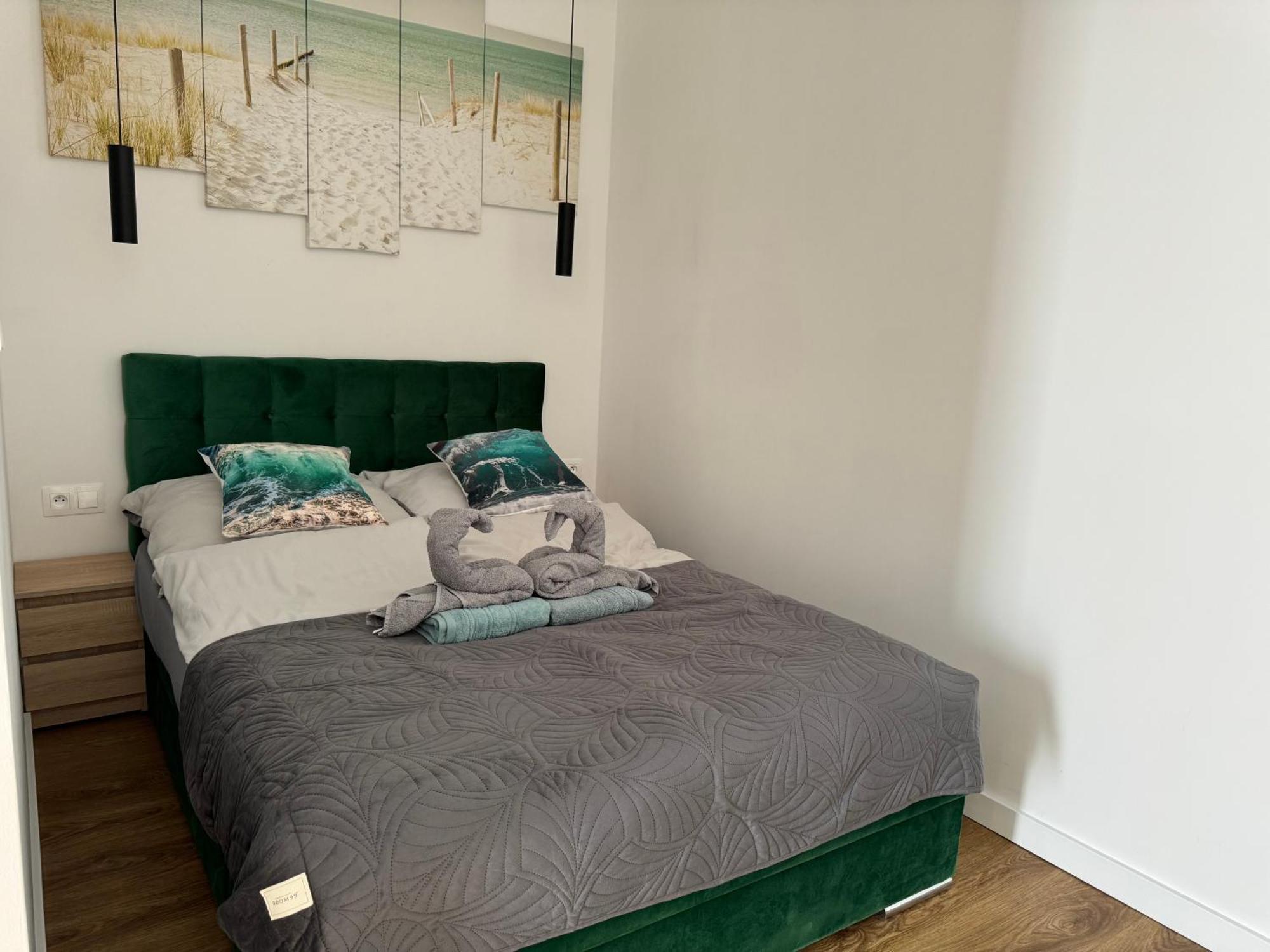Klimatyzowany Apartament Blue , Sarbinowo Parking Basen エクステリア 写真